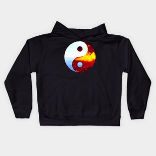 Fire-Water Yin-Yang Kids Hoodie